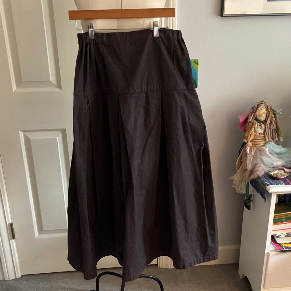 Krista Larson brown cotton Skirt